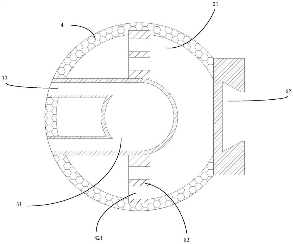 Cooling and fire extinguishing device