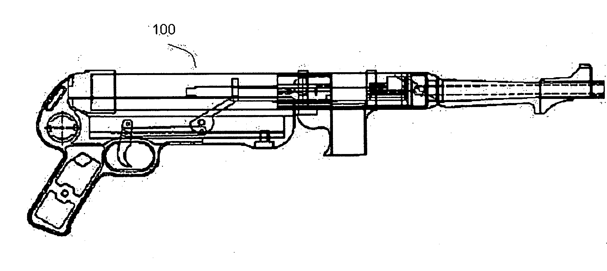 Simulated automatic firearm