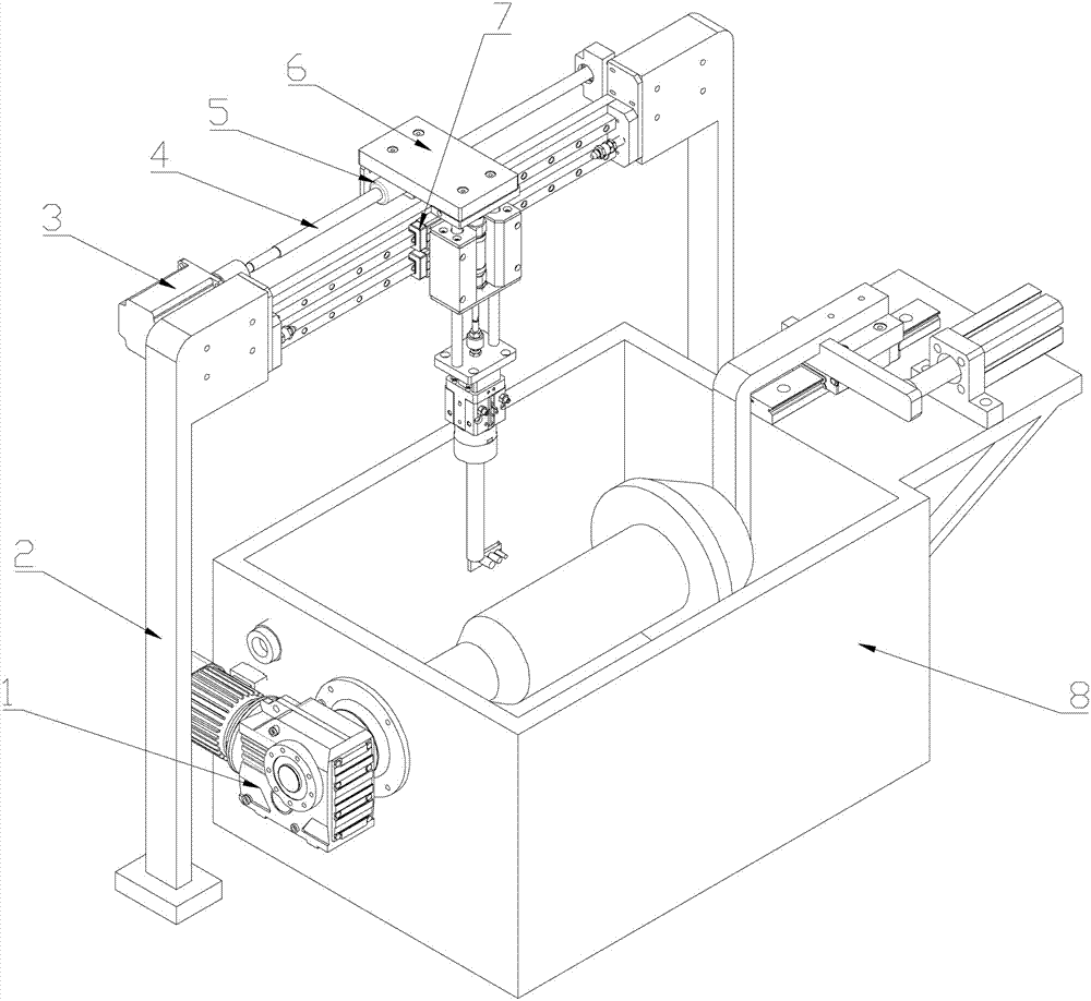 Bevel gear ultrasonic automatic detection device and method