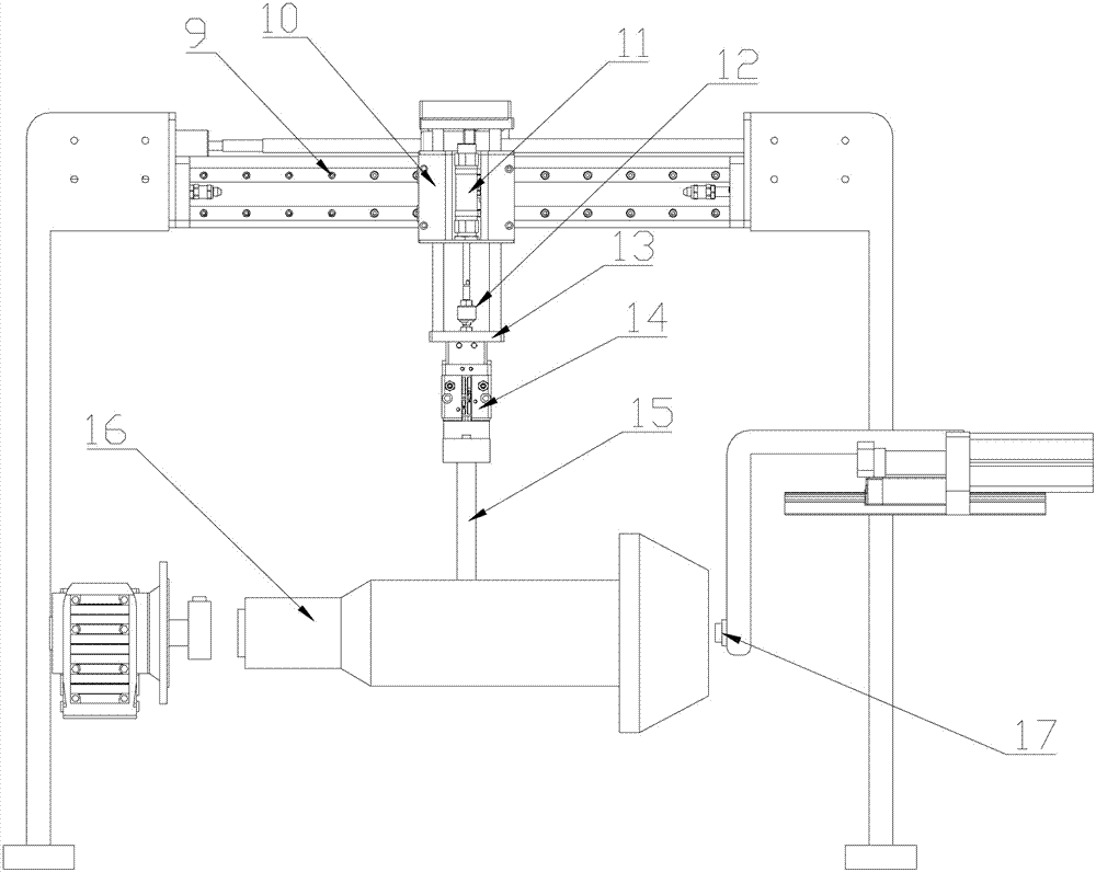 Bevel gear ultrasonic automatic detection device and method