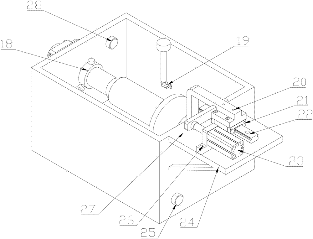 Bevel gear ultrasonic automatic detection device and method