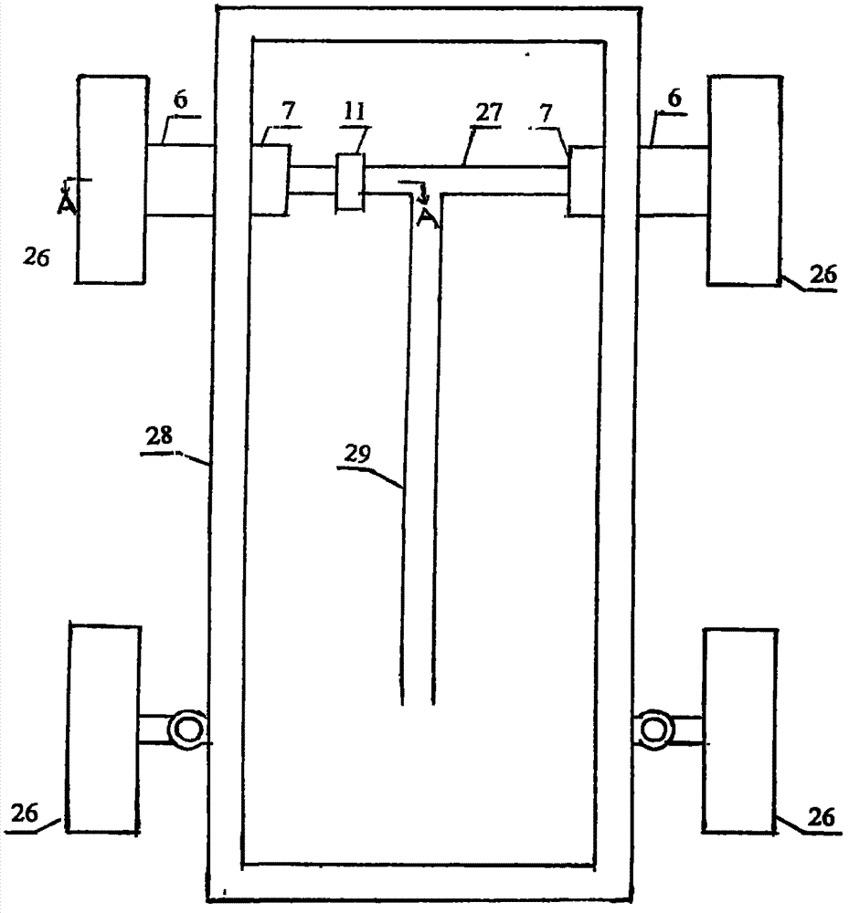 Control method for wheel hub motor type hybrid electric vehicle