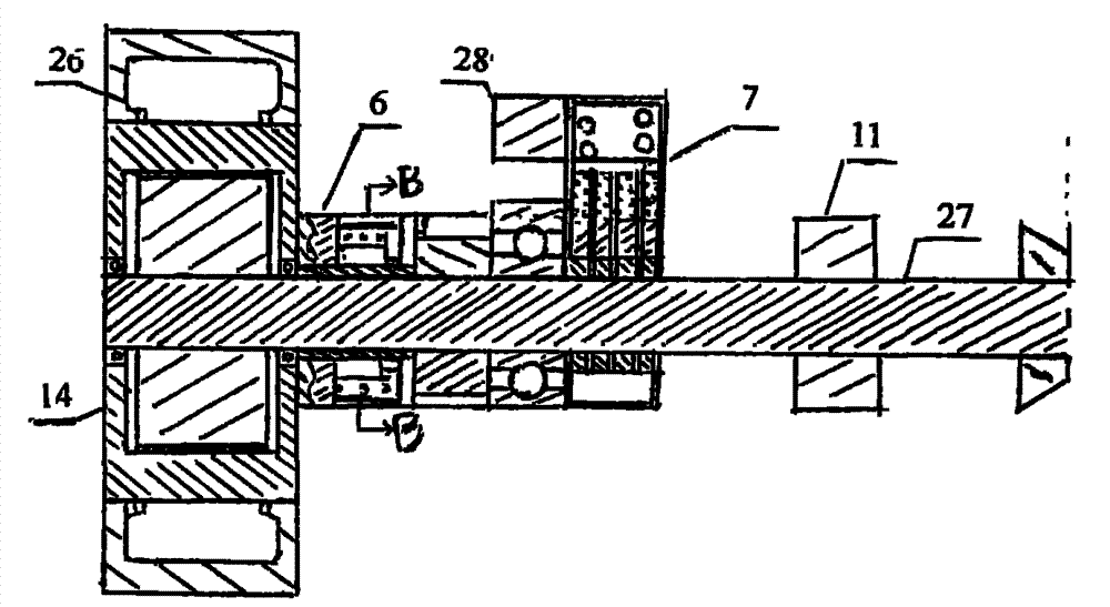 Control method for wheel hub motor type hybrid electric vehicle