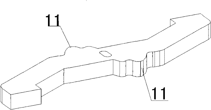 Contact system used for double-breakpoint plastic casing breaker