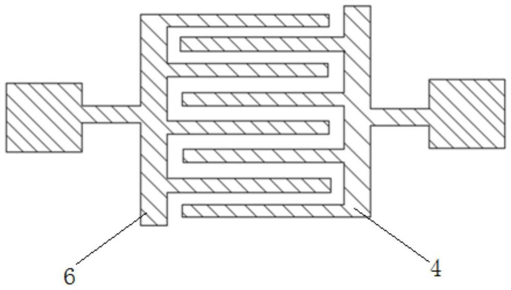 Flexible film capacitor with high energy storage density and preparation method