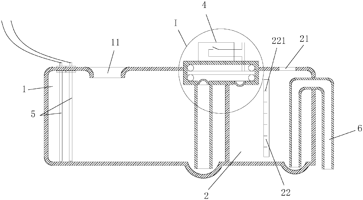 Washing-machine detergent putting device and washing machine