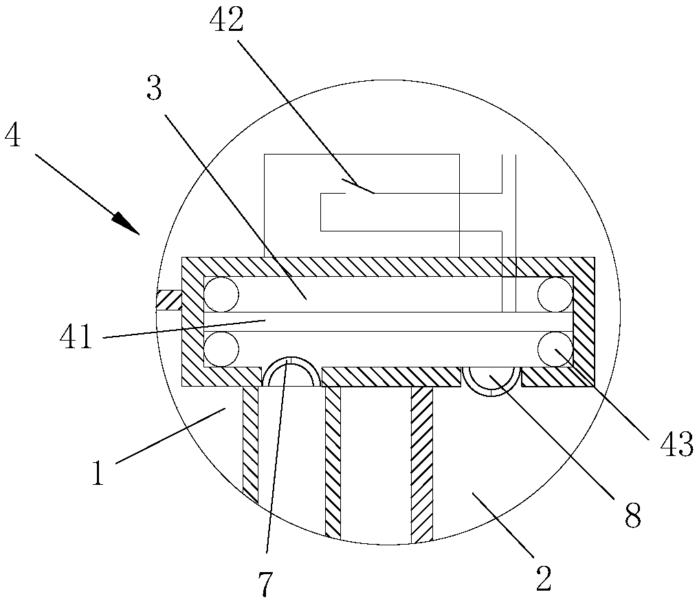 Washing-machine detergent putting device and washing machine