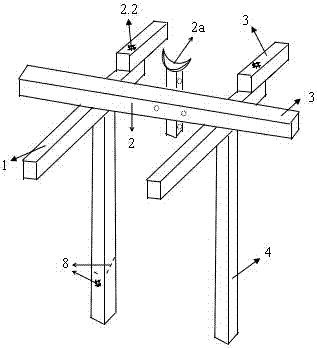 Support used for supporting upper body of human body, and furniture provided with support