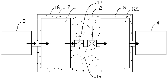 Gas storage device for carbon dioxide oil displacement