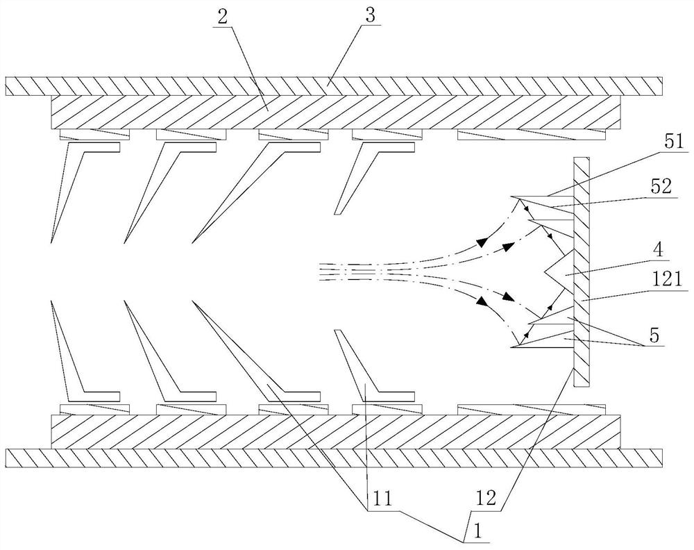 A traveling wave tube multi-stage step-down collector