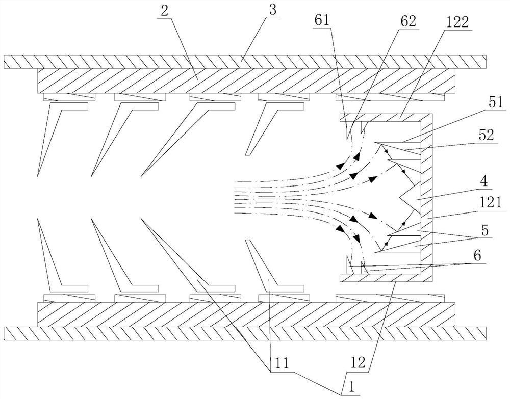 A traveling wave tube multi-stage step-down collector