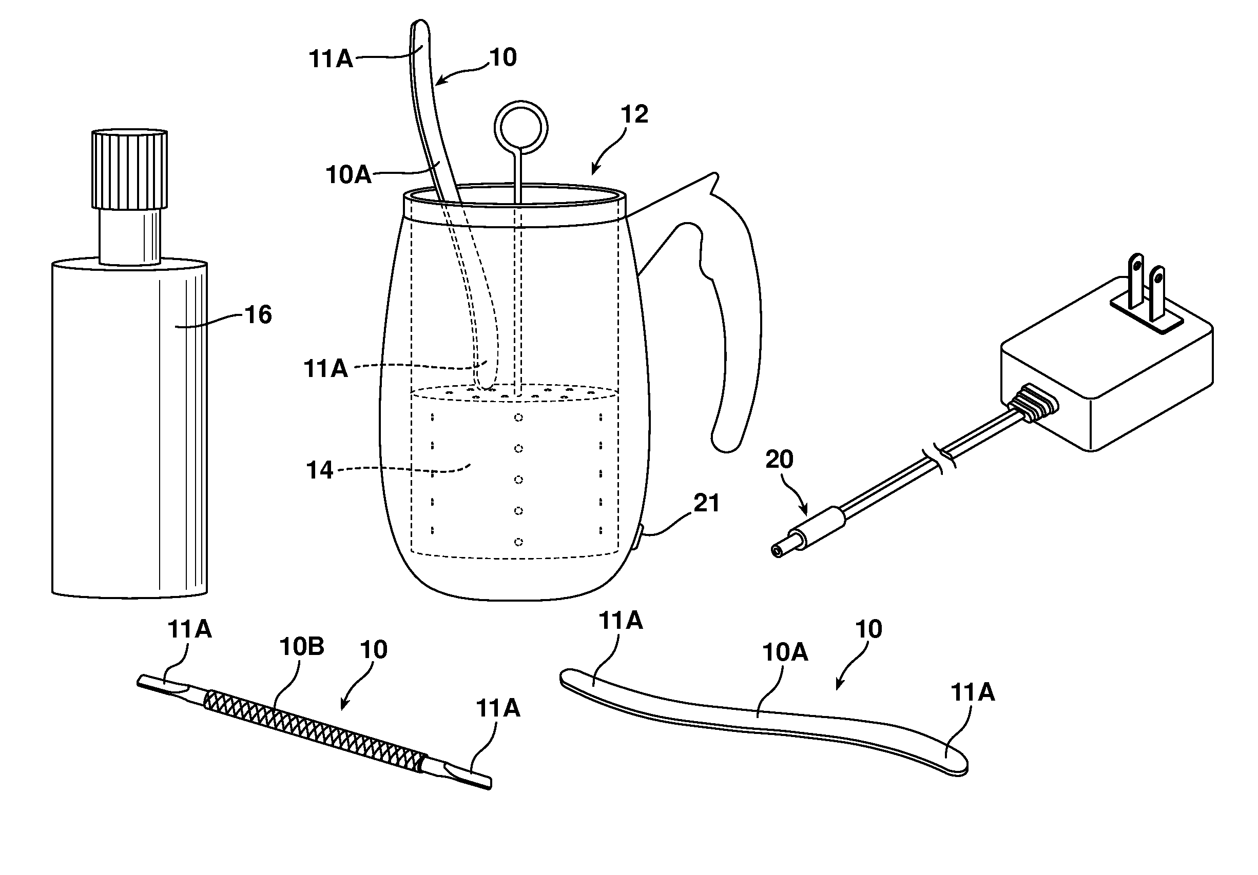 Compositions for cleaning applicators for hair removal compositions