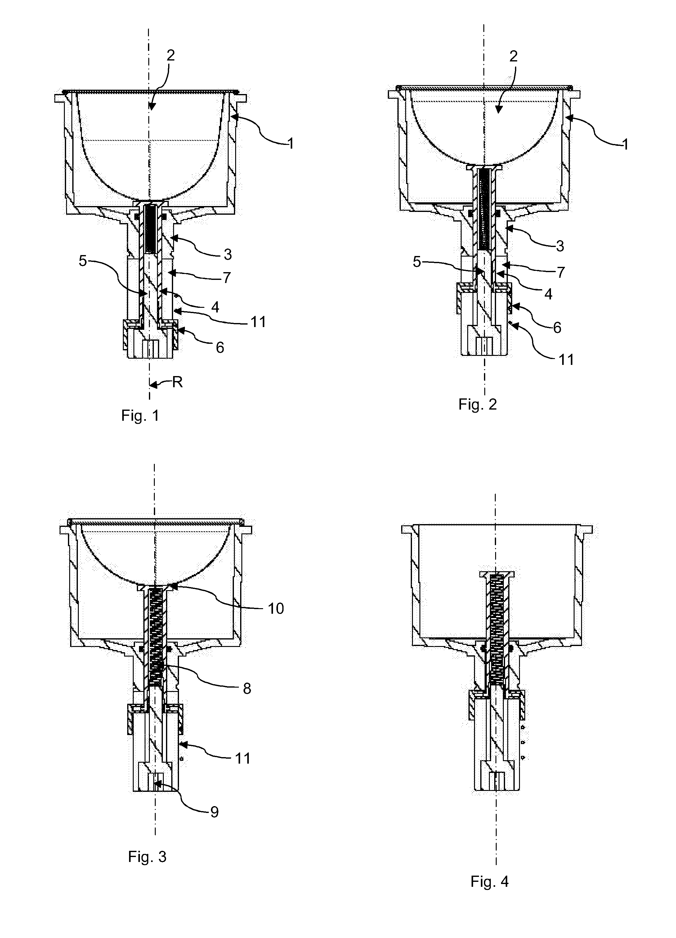 Device for sensing a capsule in a beverage production apparatus