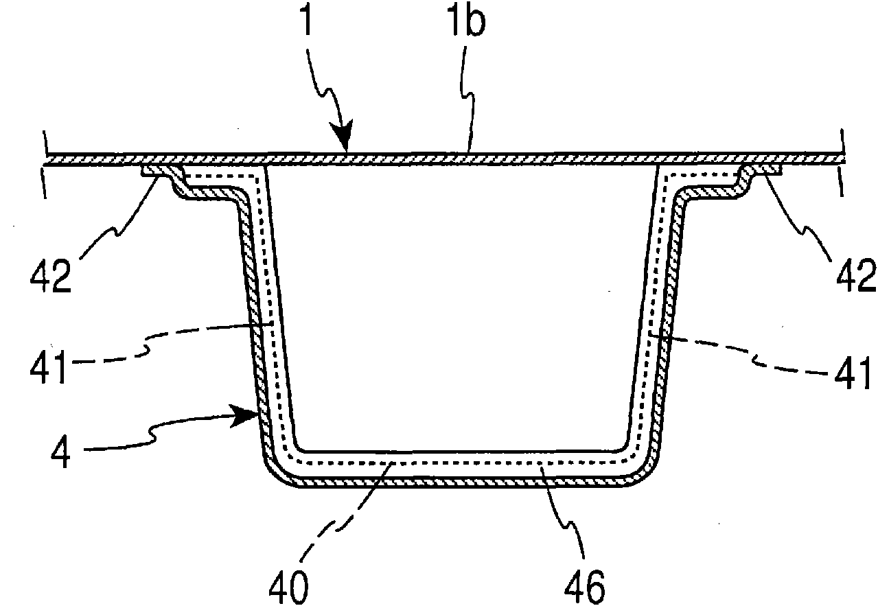 Lower-body structure for automobile