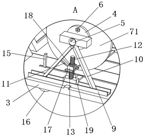 A large drum high-voltage cable collection device and cable collection method