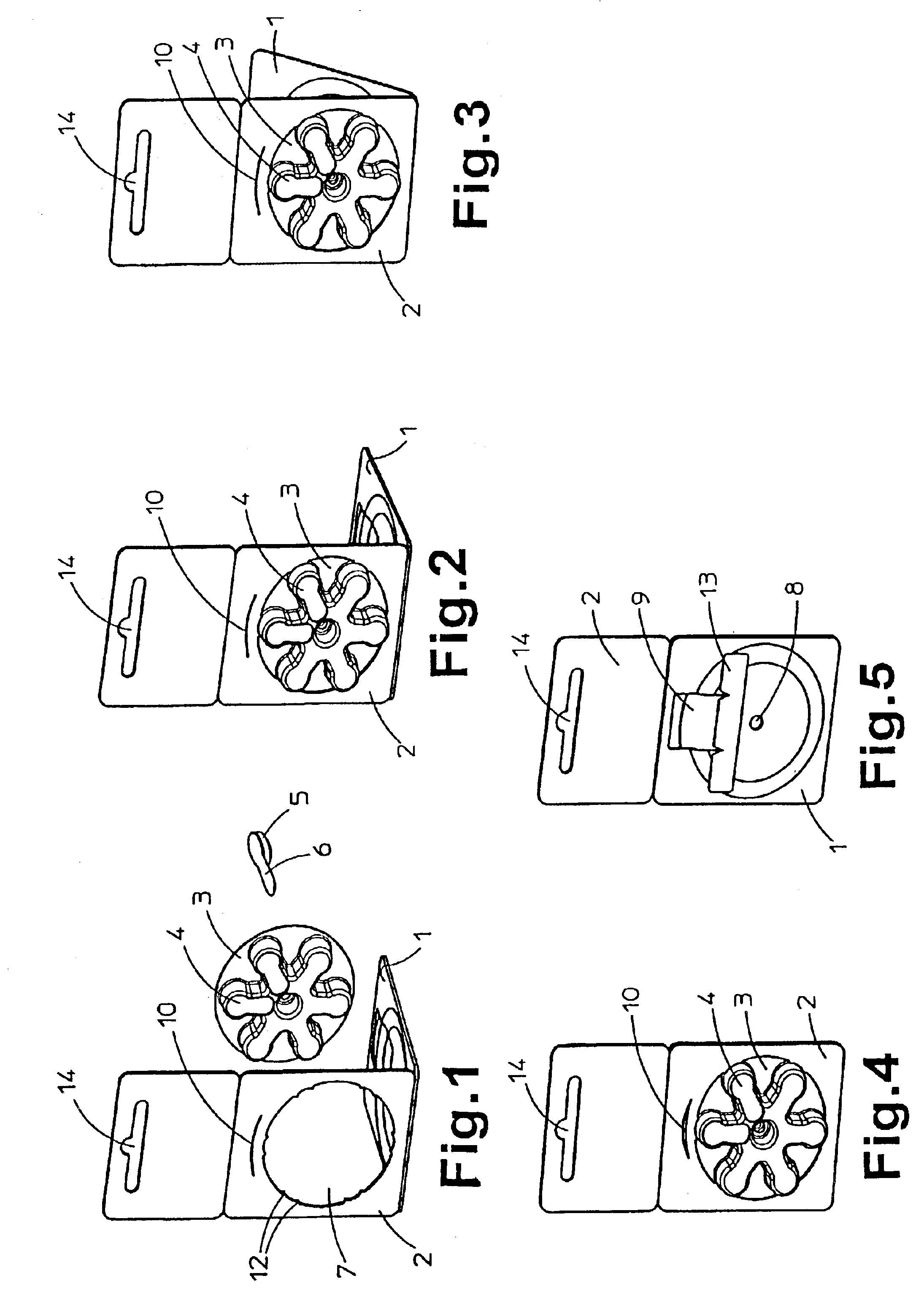 Sale and storage packaging for zinc-air cells