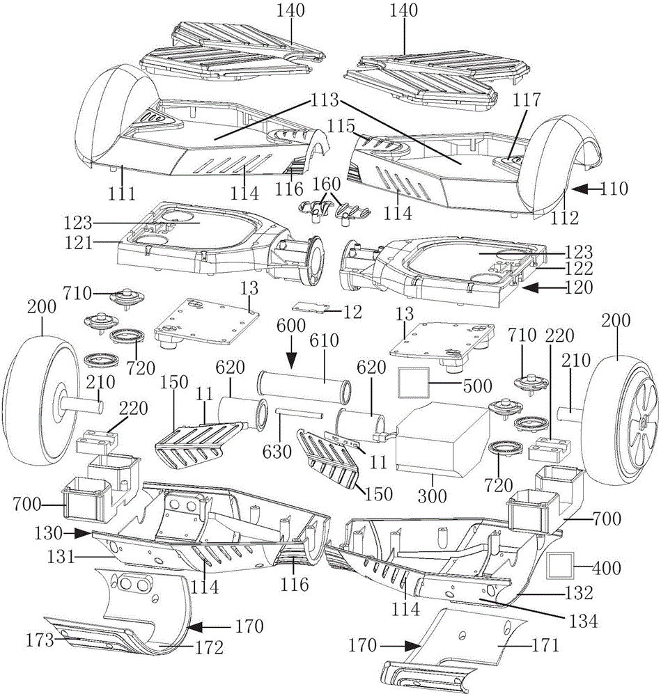 Electric balance car