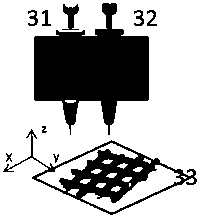 Cryogel three-dimensional structure, its preparation method and application