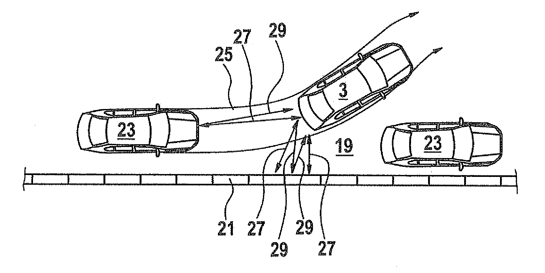 Method For Detecting Objects Having  a Low Height