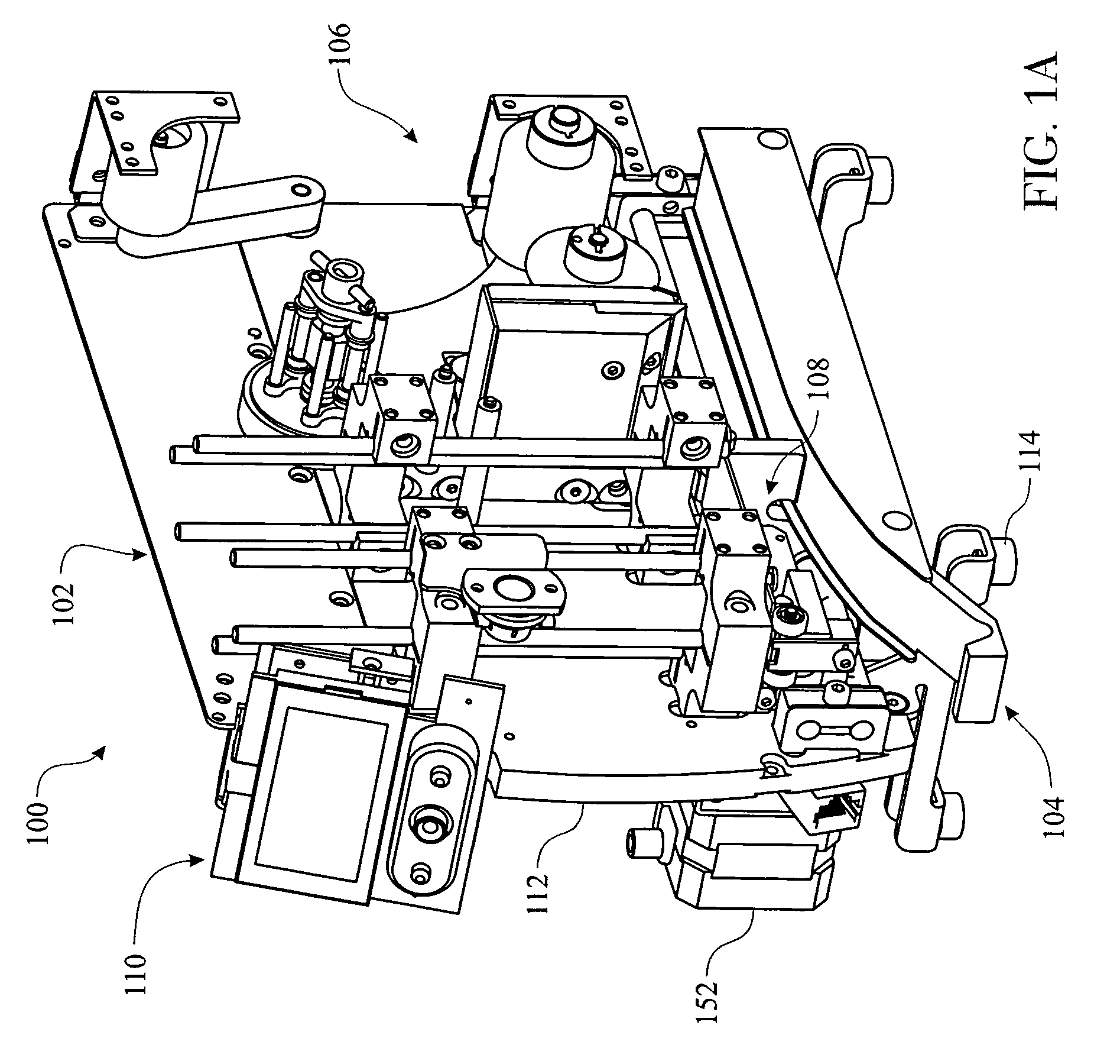 Device and method for printing information on glass surfaces