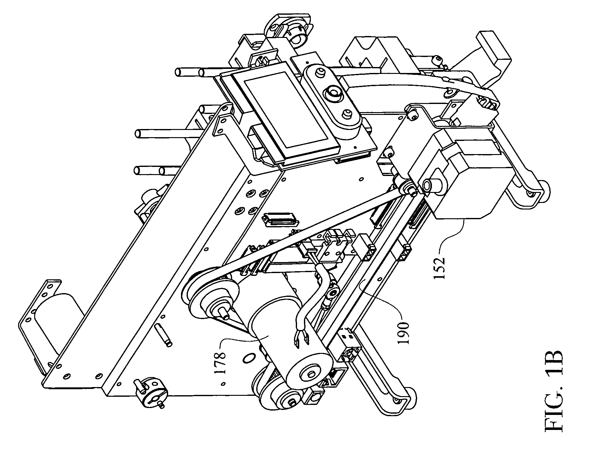 Device and method for printing information on glass surfaces