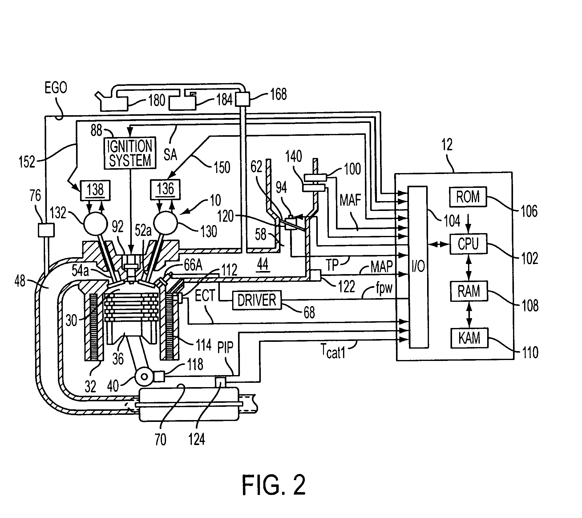 Hybrid vehicle system having engine with variable valve operation