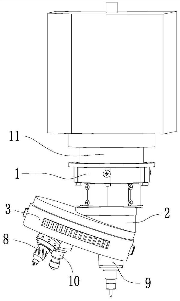 Convertible clamp with three cutters for ultrasonic milling, impacting and rolling