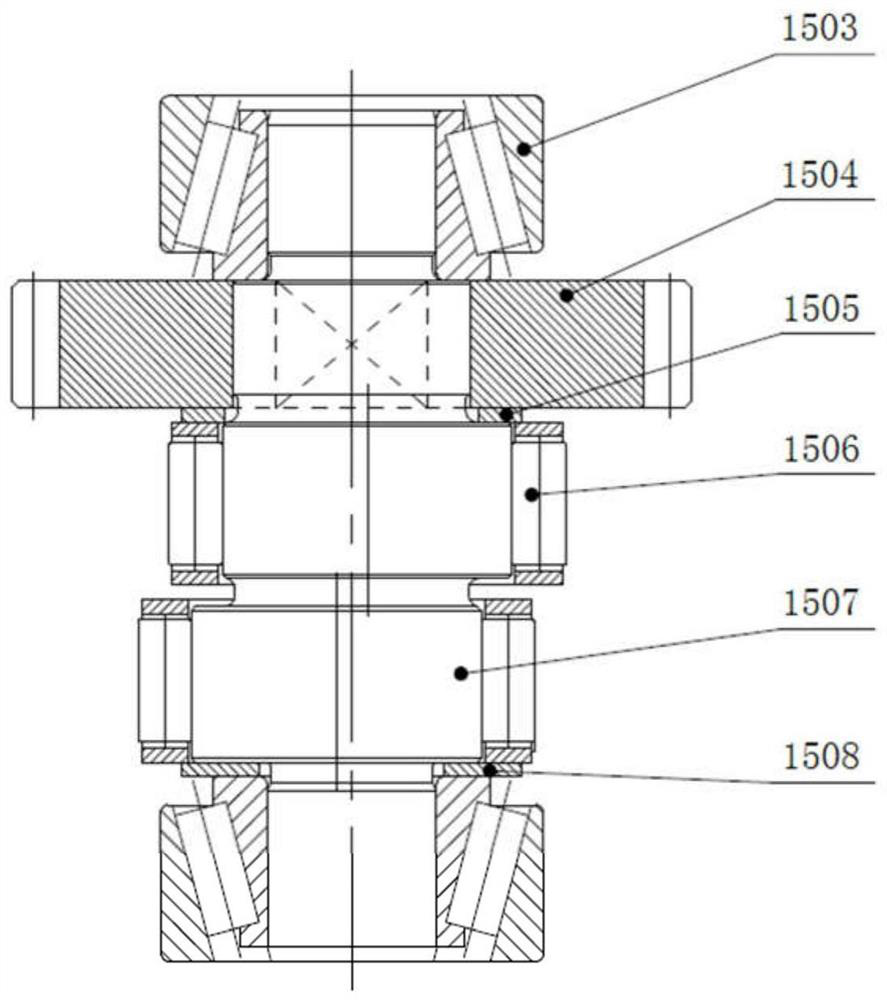 Ultralow-speed-ratio high-rigidity high-precision cycloidal-pin wheel planetary transmission speed reducer