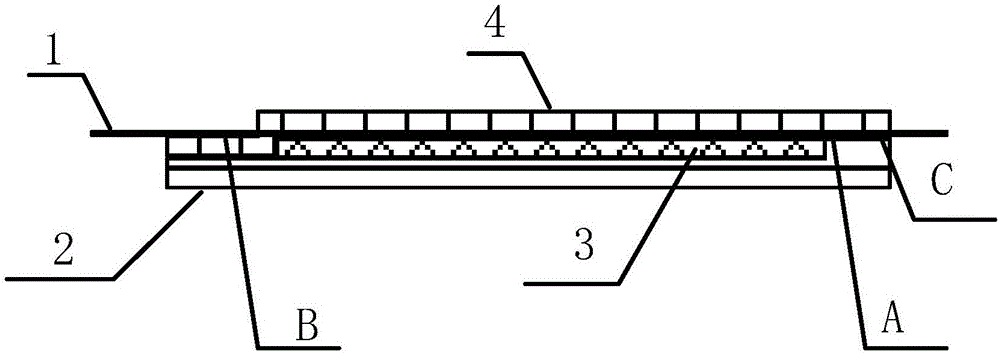 Temperature compensation packaging device for fiber laser