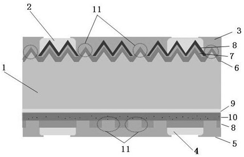 A kind of n-type topcon battery with double-sided aluminum paste electrodes and preparation method thereof