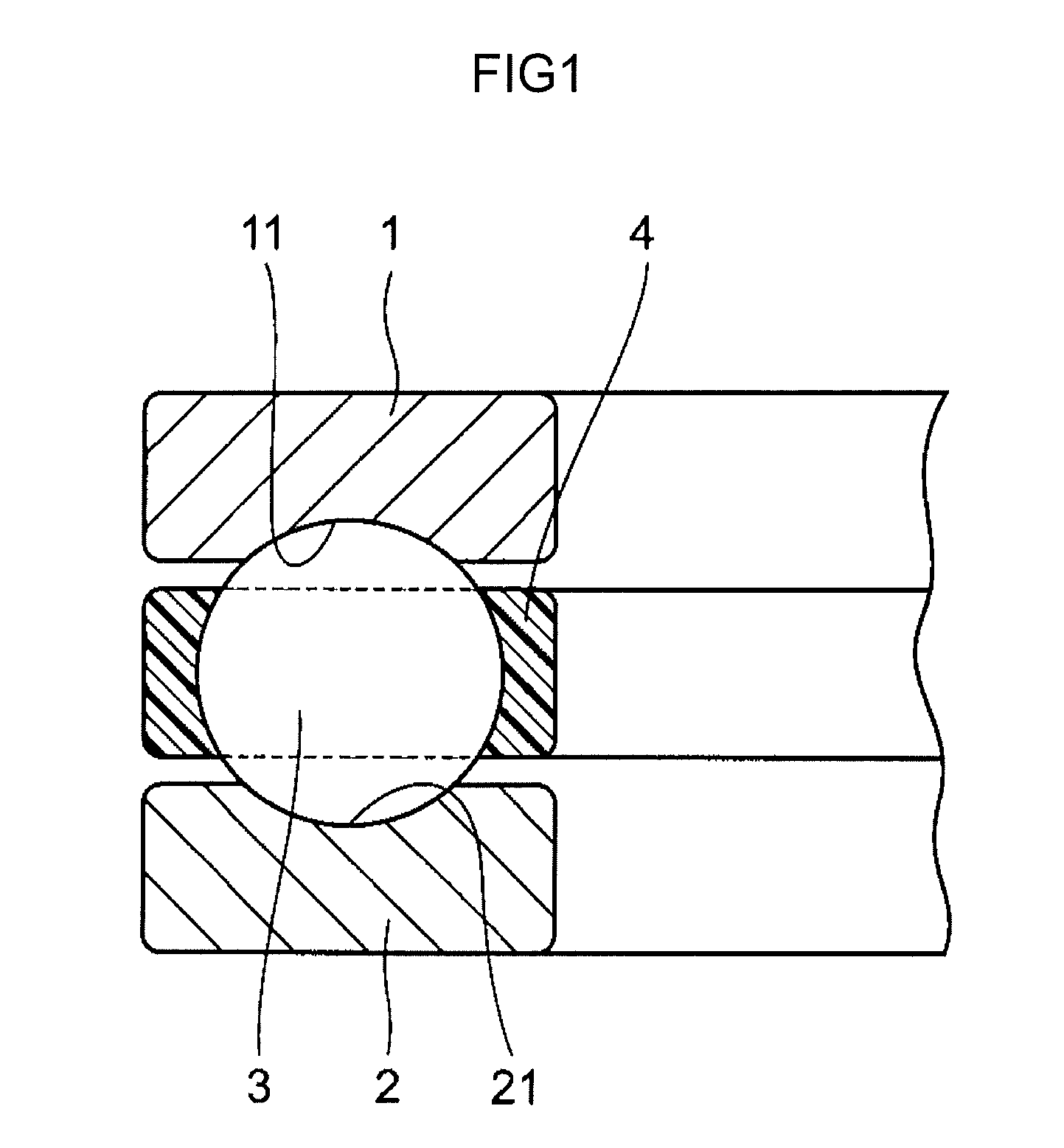 Thrust ball bearing cage and thrust ball bearing