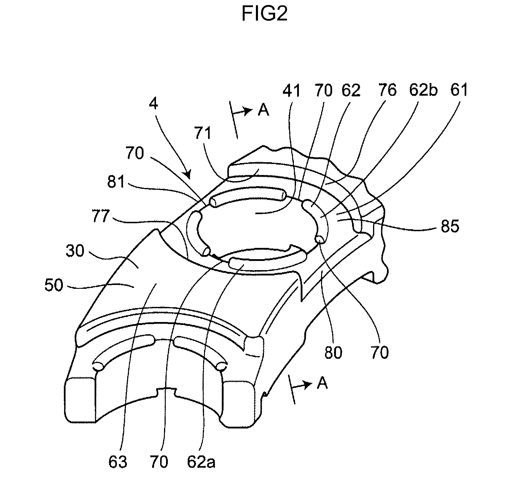 Thrust ball bearing cage and thrust ball bearing