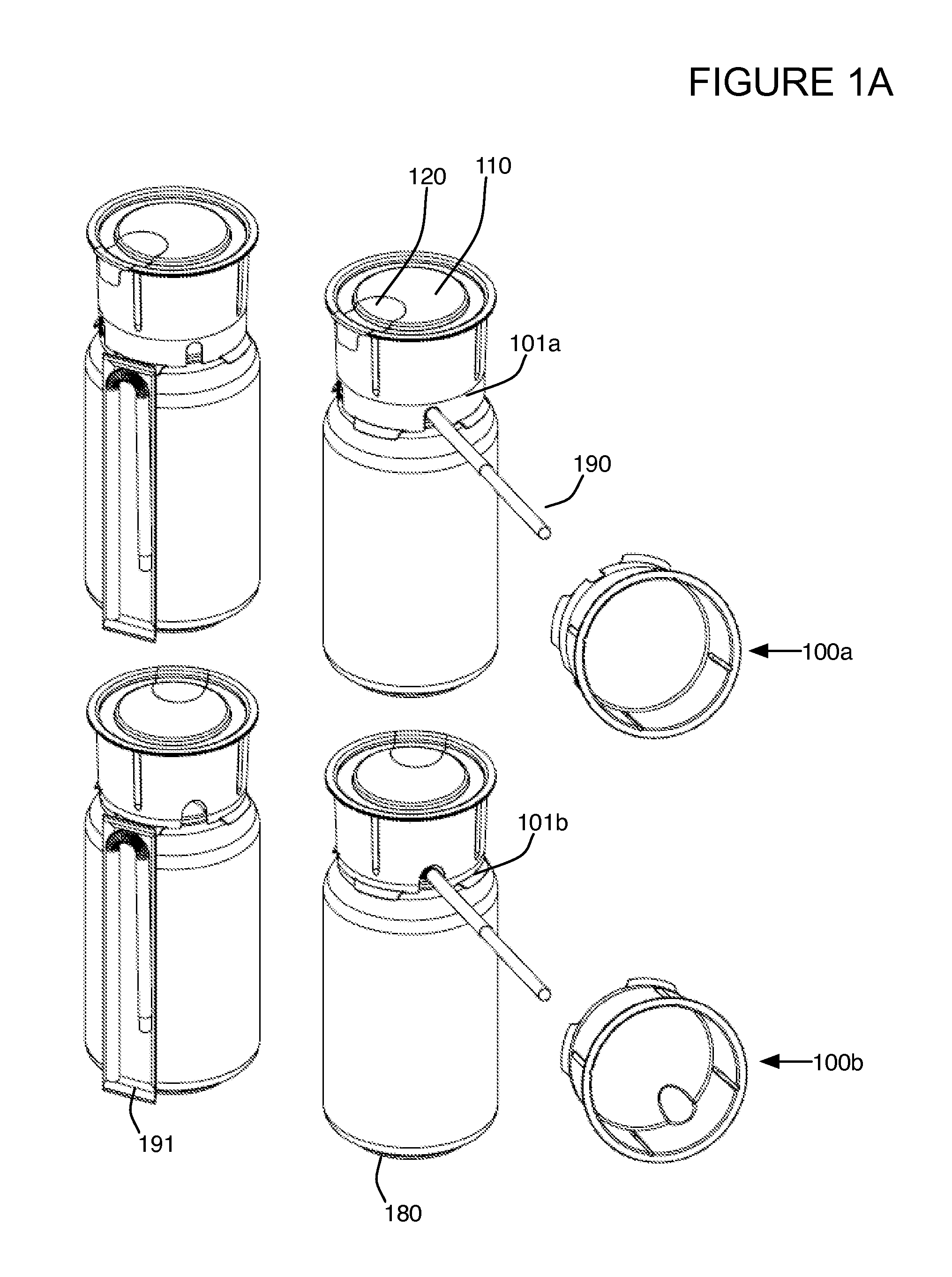 Top mounting can container