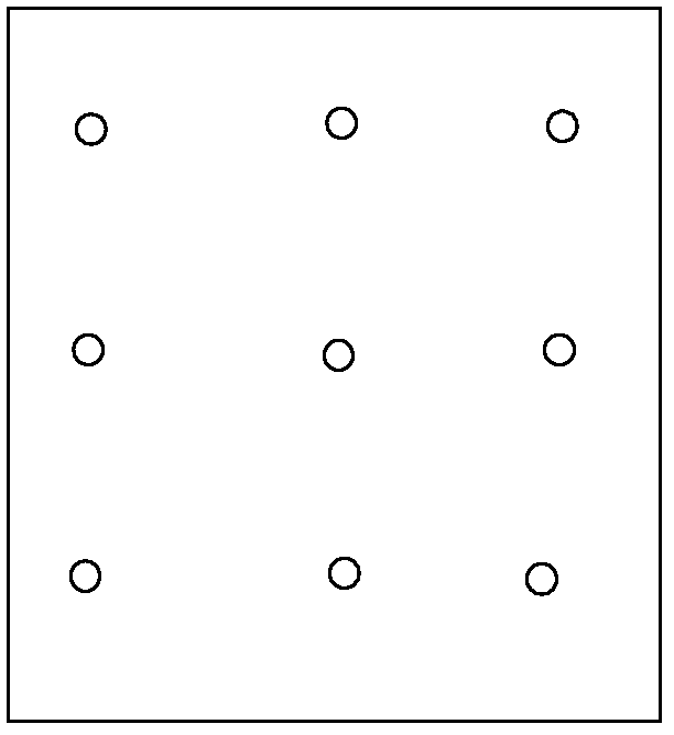 Single-point ring-shaped measuring method for thickness of surface mounting technology (SMT) screen