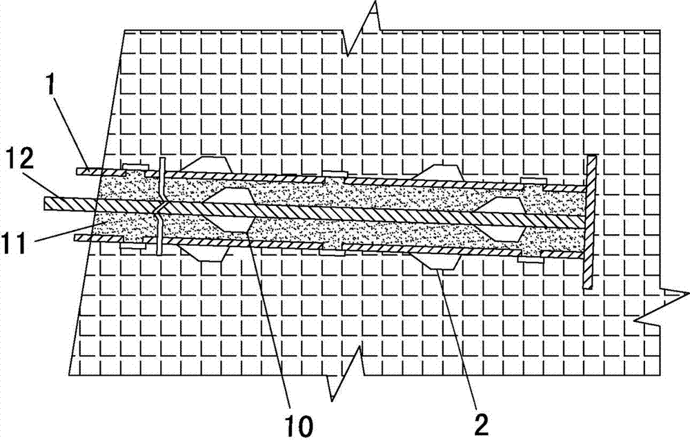 Sleeve valve pipe and application to landslide control