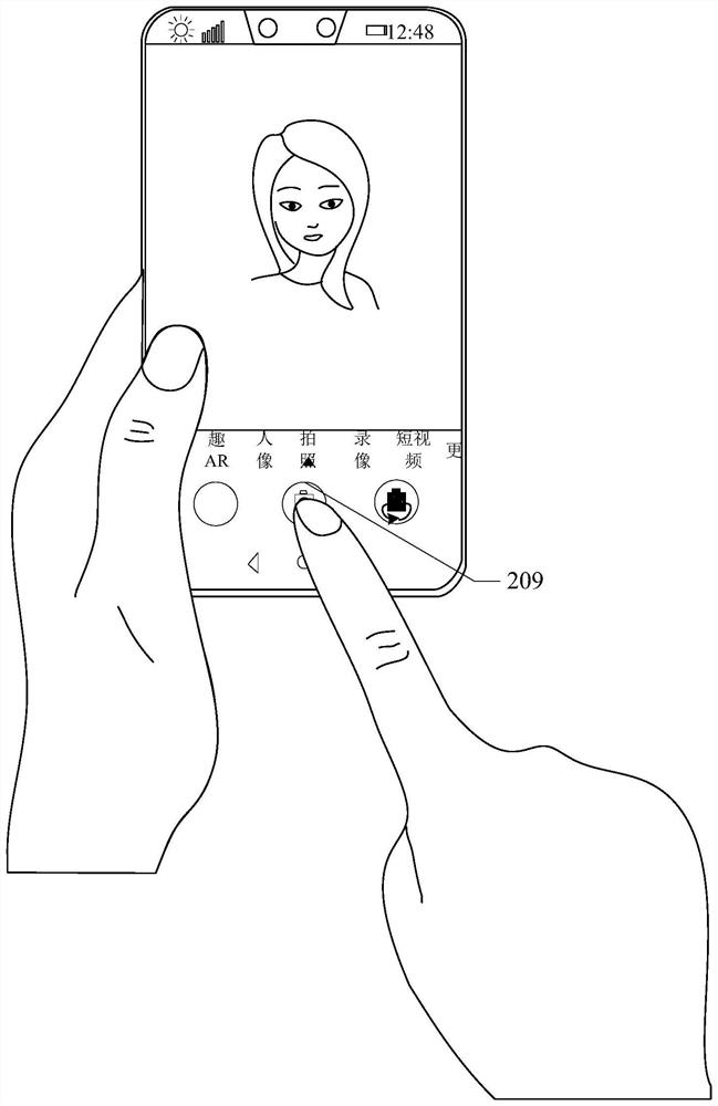 Motor, camera device and terminal equipment