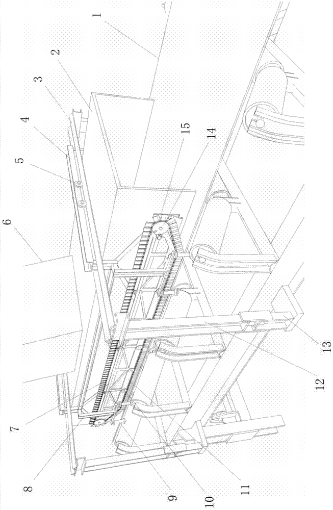 Material guiding device for belt conveyor