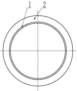 Double-wall corrugated pipe with wear-resistant inner wall and preparation method thereof