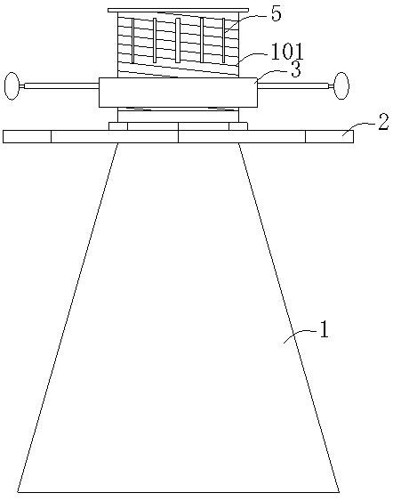 Combined nozzle for oil pipe