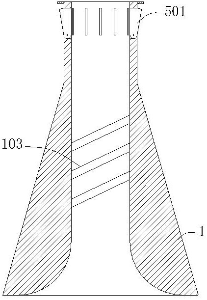 Combined nozzle for oil pipe