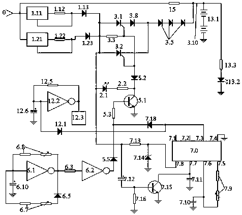 Timing ending type pulse controlled floating charger