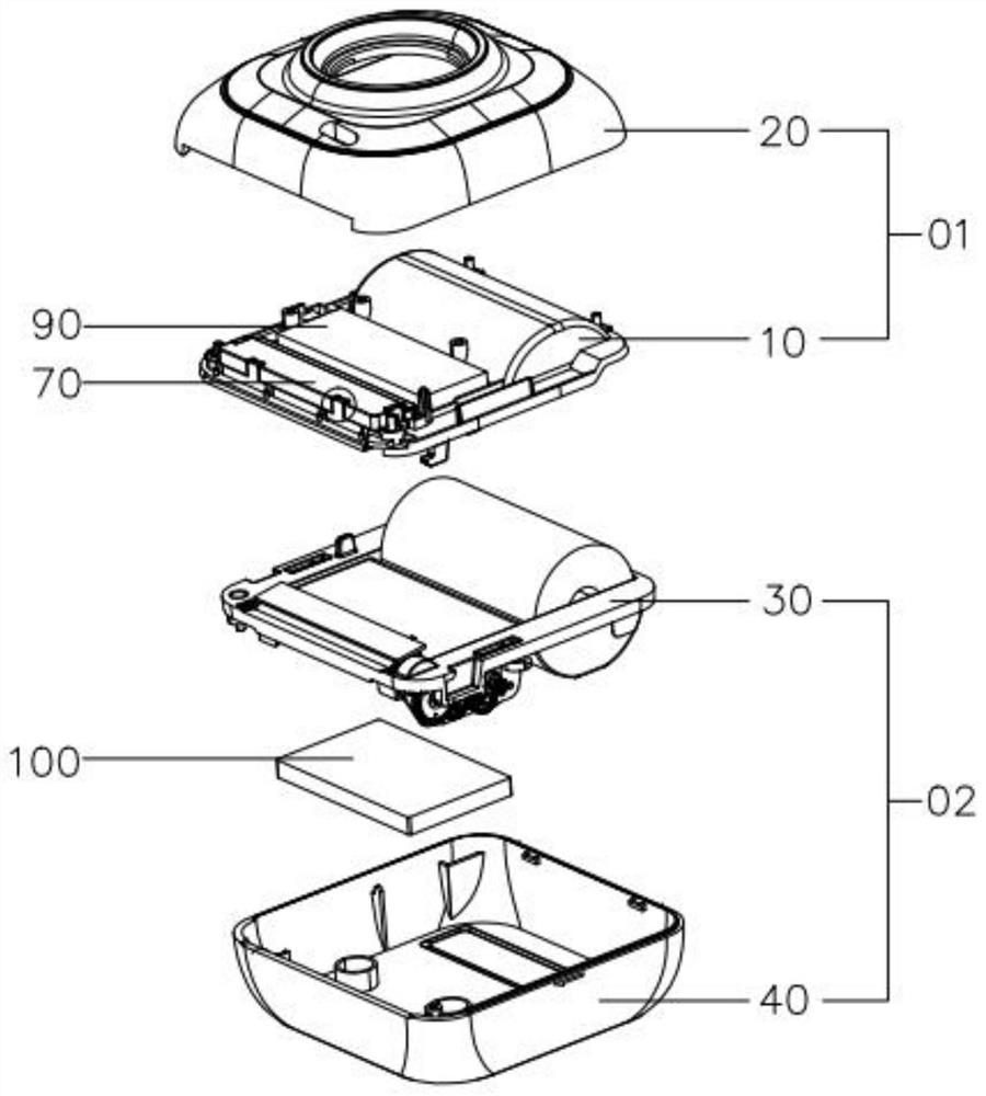 Magnetic attraction type printing head sheet