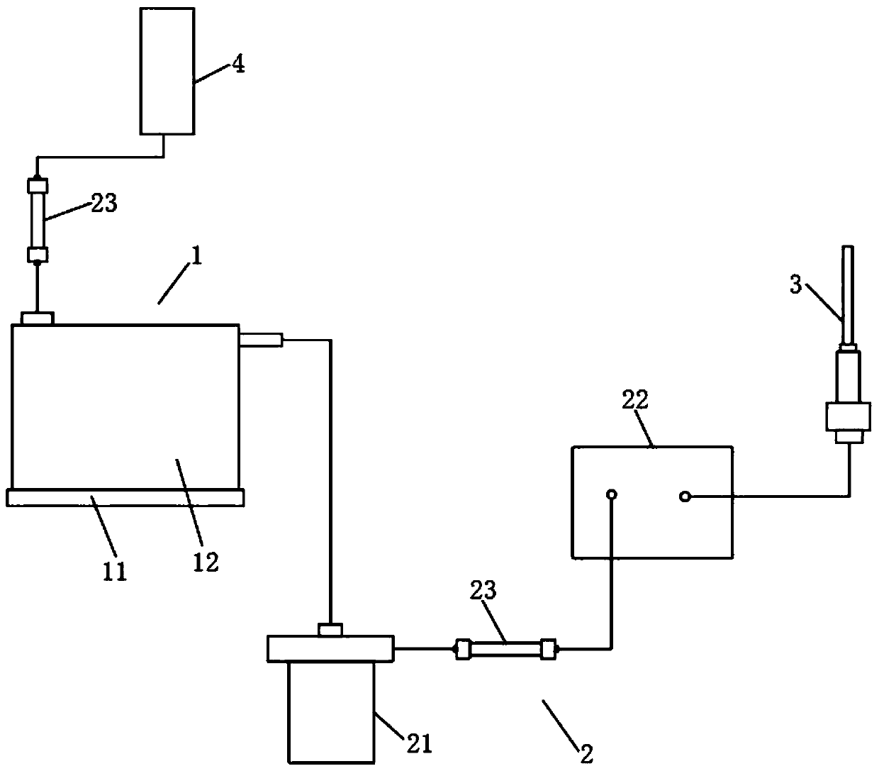 Natural gas pipeline leakage rapid detection system