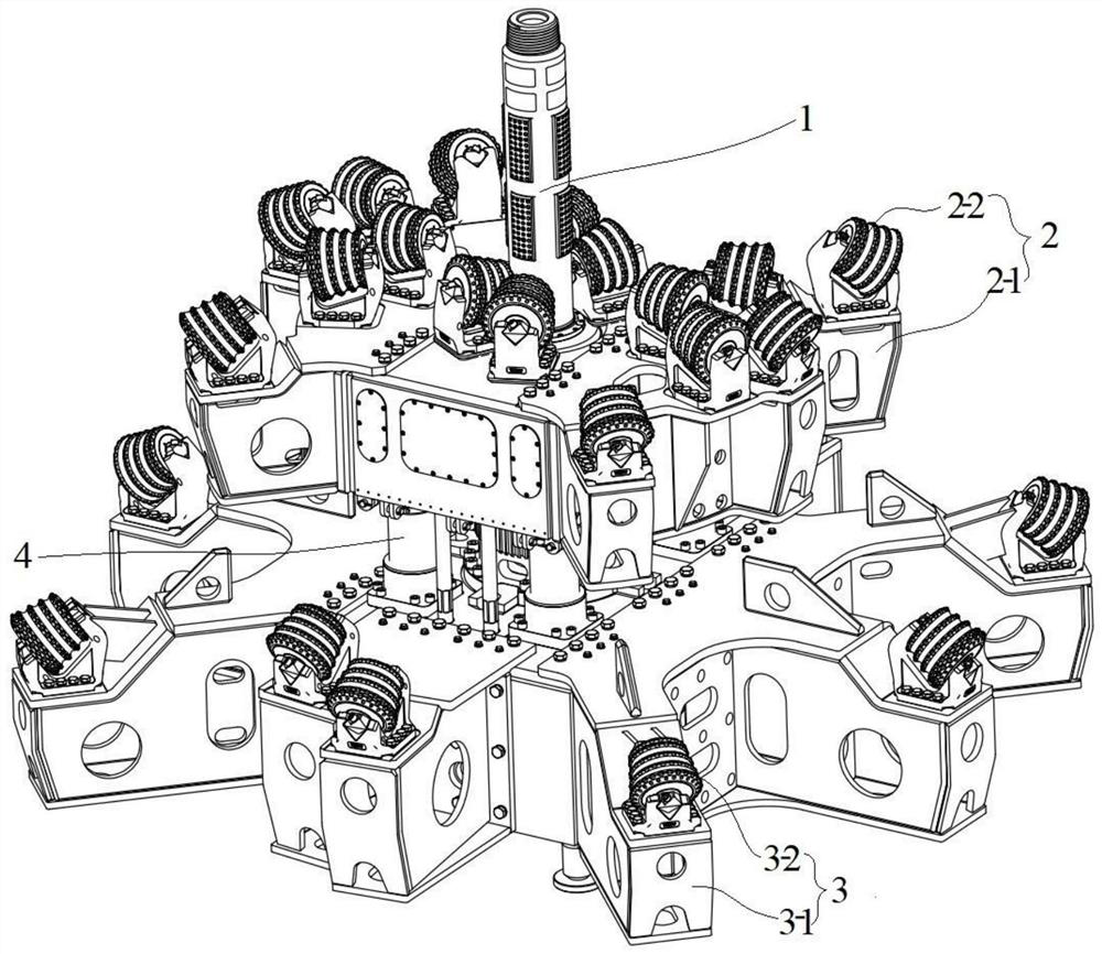 Re-expanding cutter head and its control method