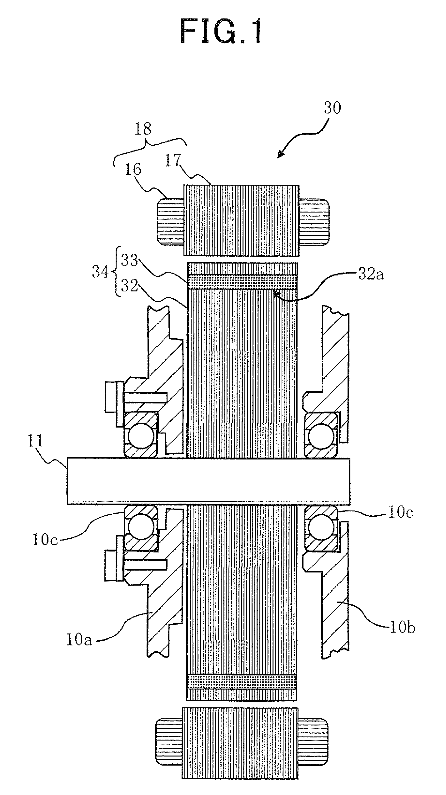 Rotor for electric rotating machine