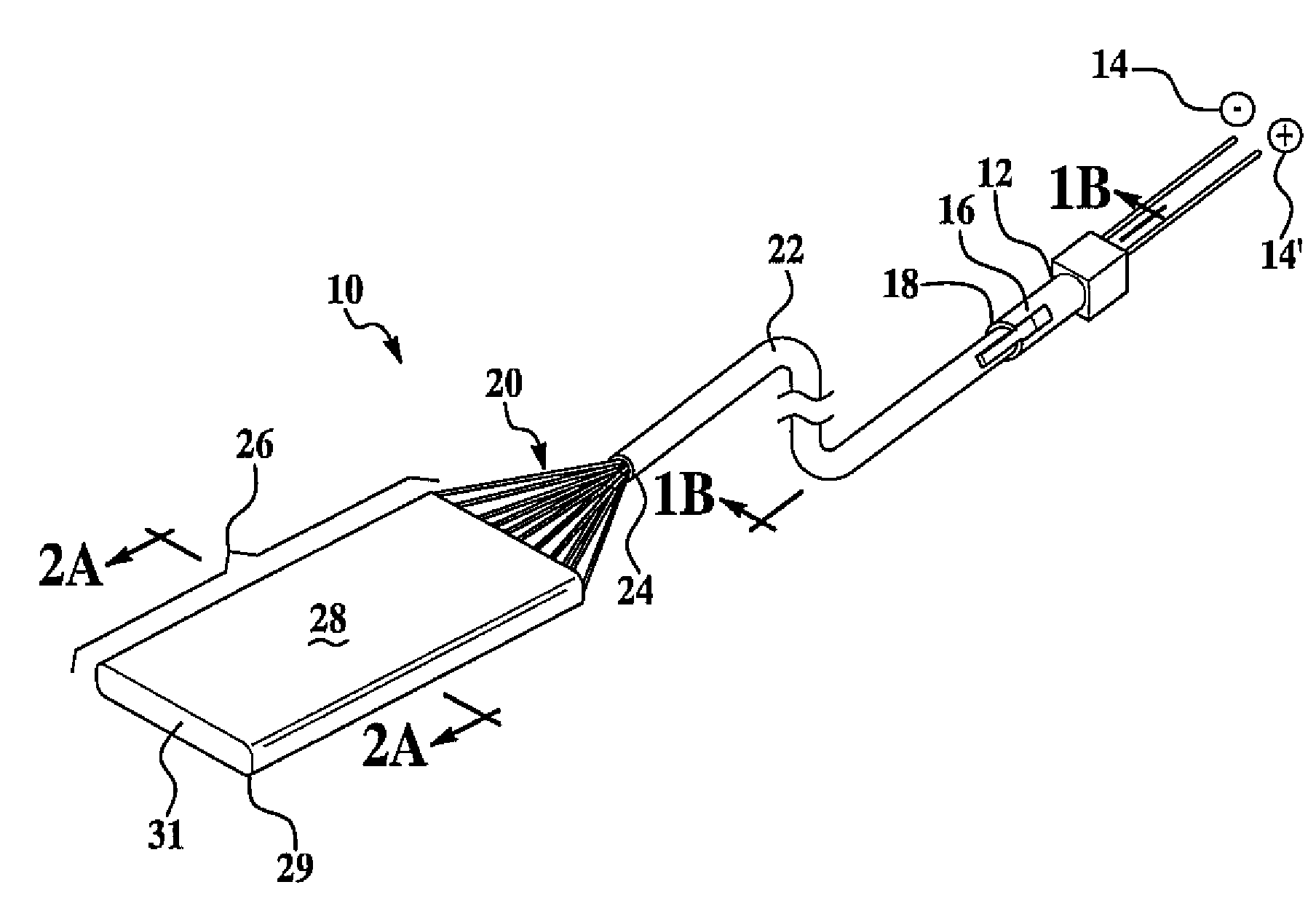 Fiber optic auxilliary lighting system