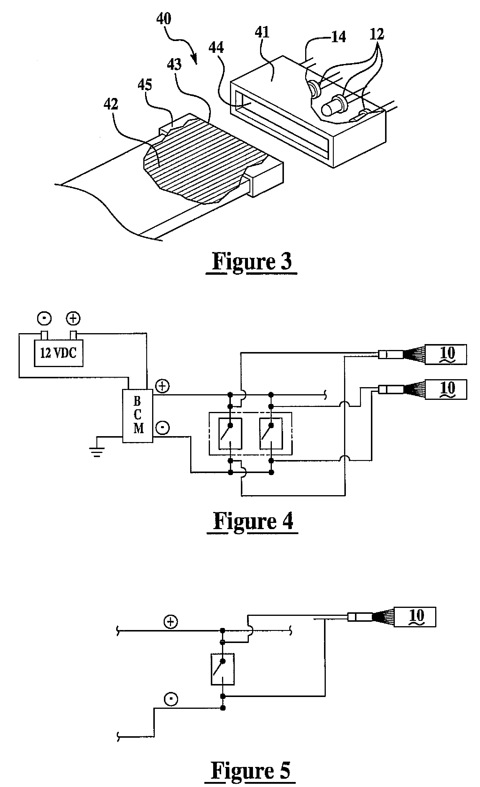 Fiber optic auxilliary lighting system