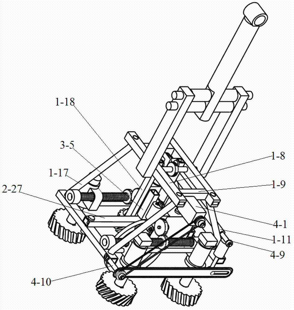 Tree felling and cutting integrated machine