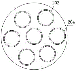 Honeycomb-shaped SCR catalyst rapid aging experimental device