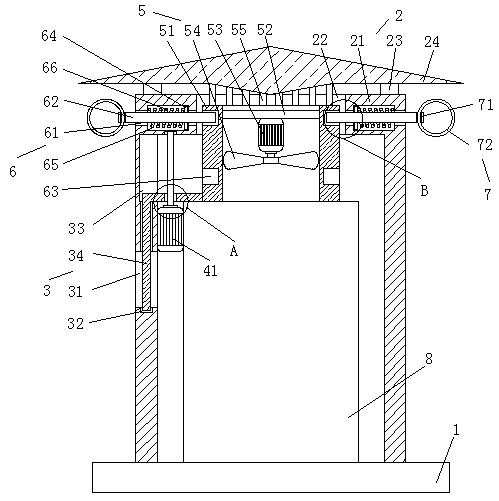 Distributed harbor bank charging device